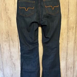 Kimes Ranch Dark Blue Jeans with Orange Stitching